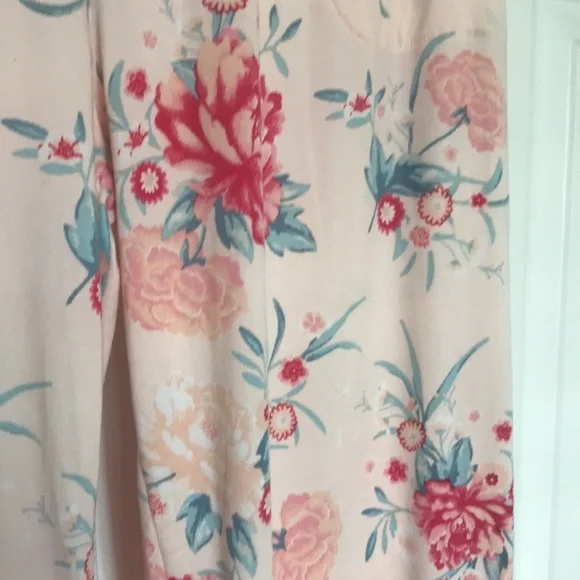 Flora Nikrooz Pink Floral Pajama Pants Size L - Picture 3 of 8